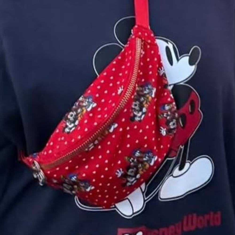 Red Disney Fanny Pack